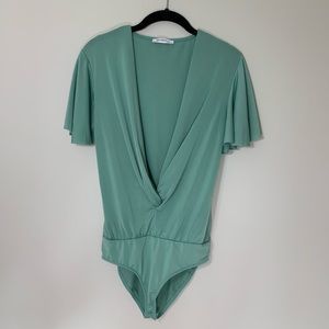 Zara mint green bodysuit